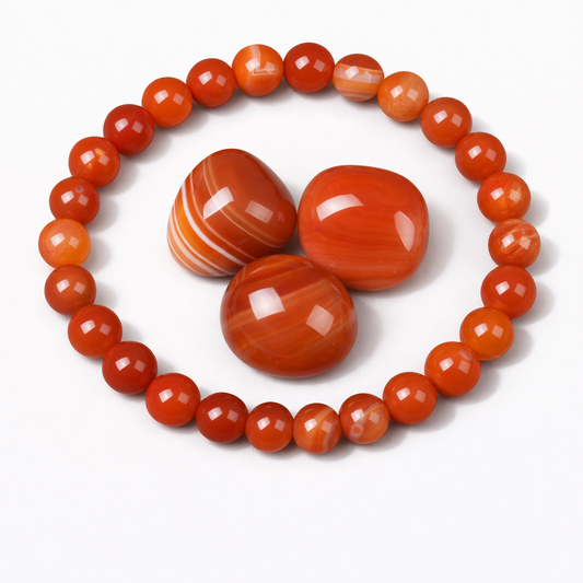 Red Stripe Agate