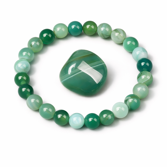 Green Stripe Agate